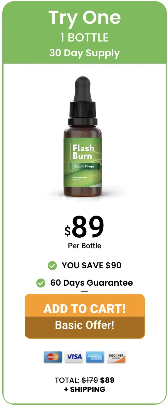 Buy Flash Burn 1 bottle &mdash; starter pack liquid metabolism drops