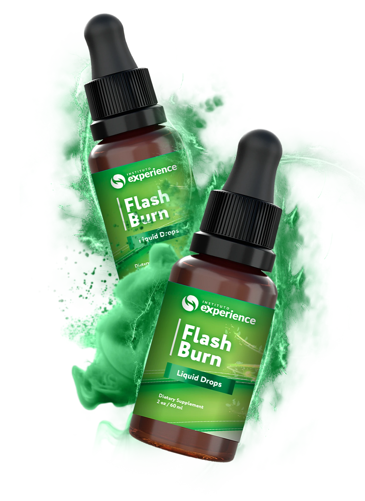 Flash Burn liquid supplement drops &mdash; metabolism booster and fat burning formula for daily wellness